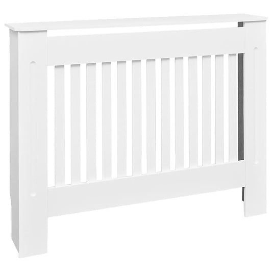 Cache-radiateur en bois à lattes avec étagère – 13 coloris, 5 tailles