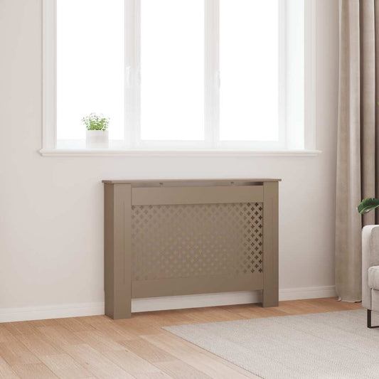 Cache-radiateur en MDF à motif croisé avec étagère – 5 coloris, 5 tailles