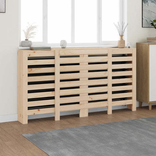 Cache-radiateur bois massif de pin – vue détaillée 1