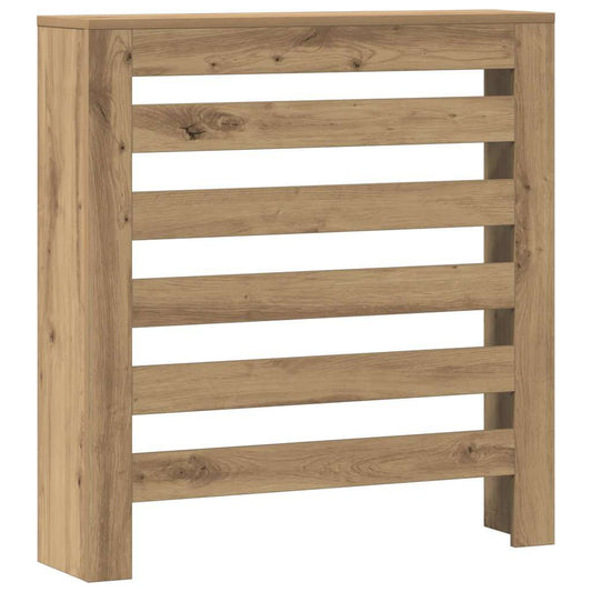 Cache-radiateur en bois à lattes horizontales ou verticales avec étagère – 10 finitions