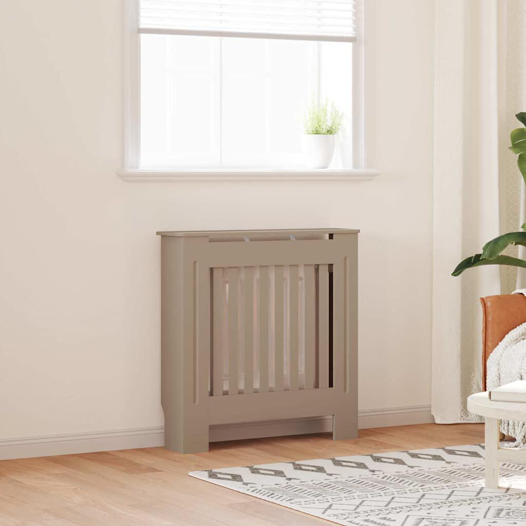 Cache-radiateur en bois à lattes avec étagère – 13 coloris, 5 tailles