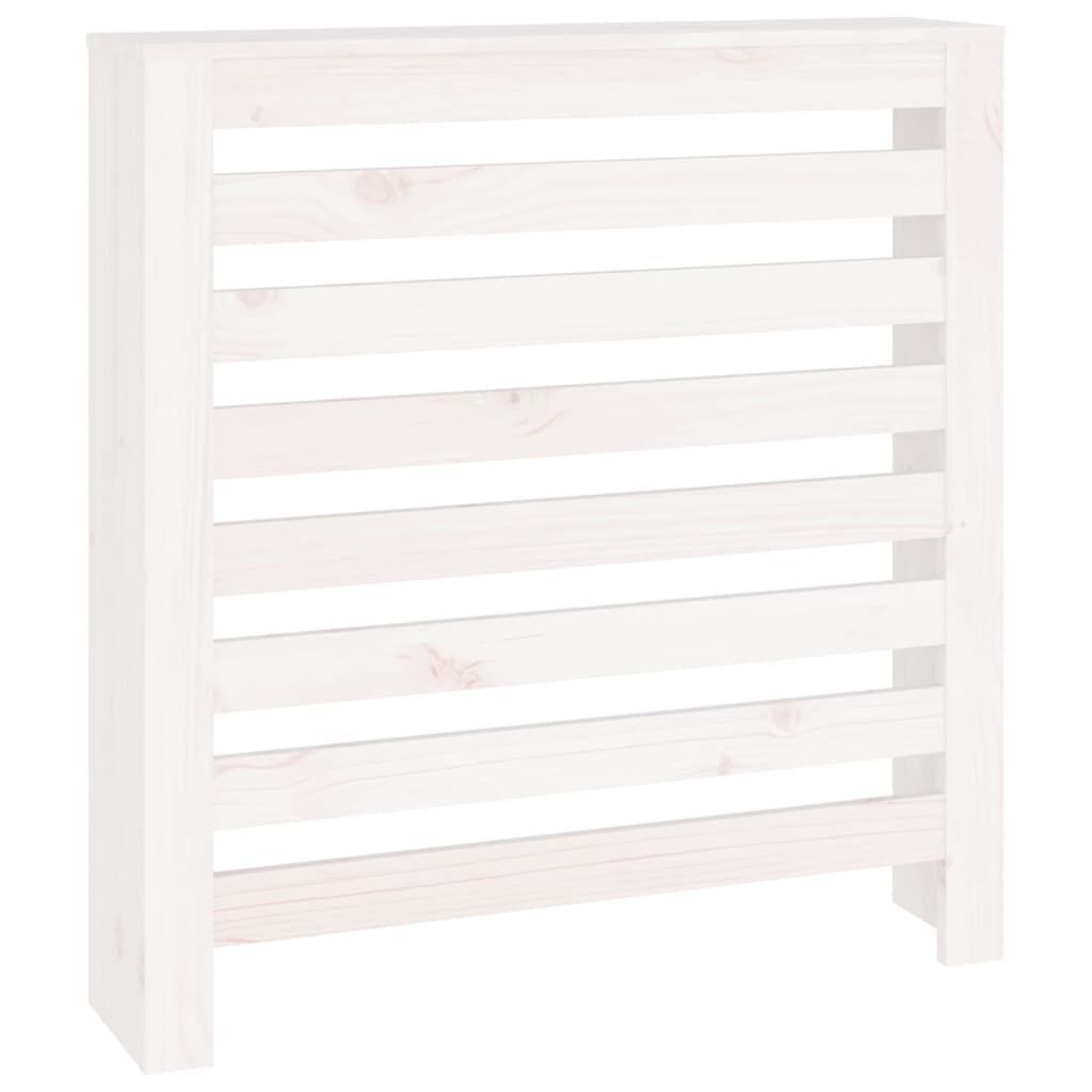 Cache-radiateur bois massif de pin blanc 79,5 cm
