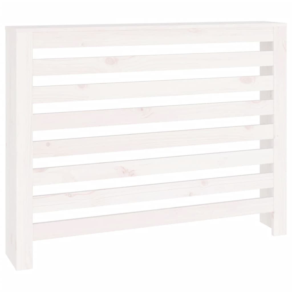 Cache-radiateur bois massif de pin blanc 108,5 cm