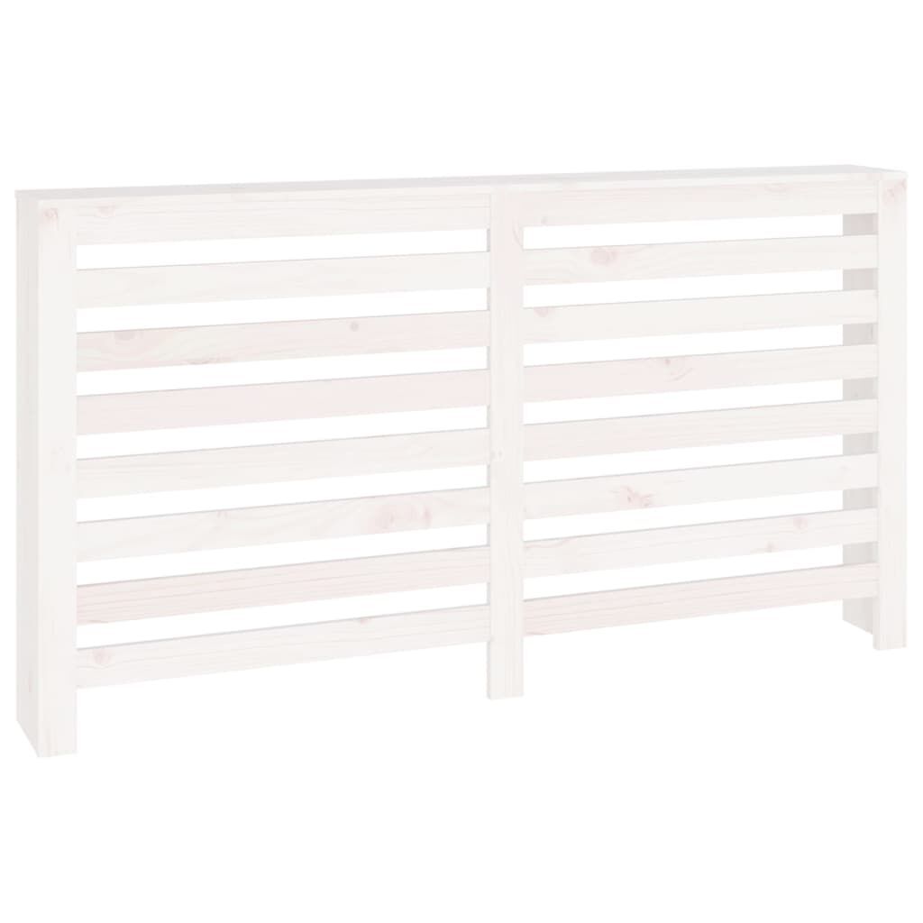 Cache-radiateur bois massif de pin blanc 153 cm