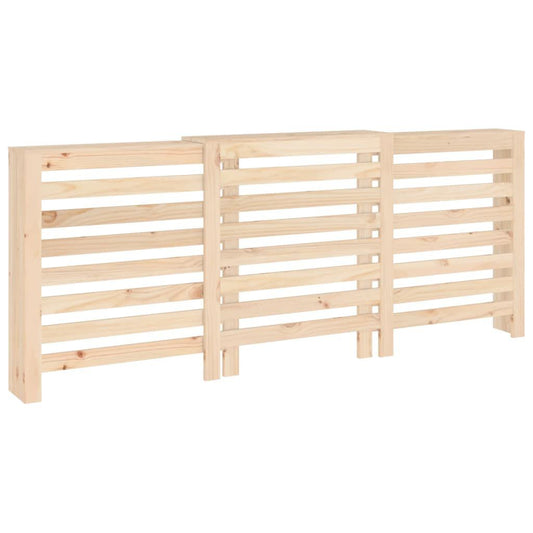 Cache-radiateur en bois massif de pin avec étagère