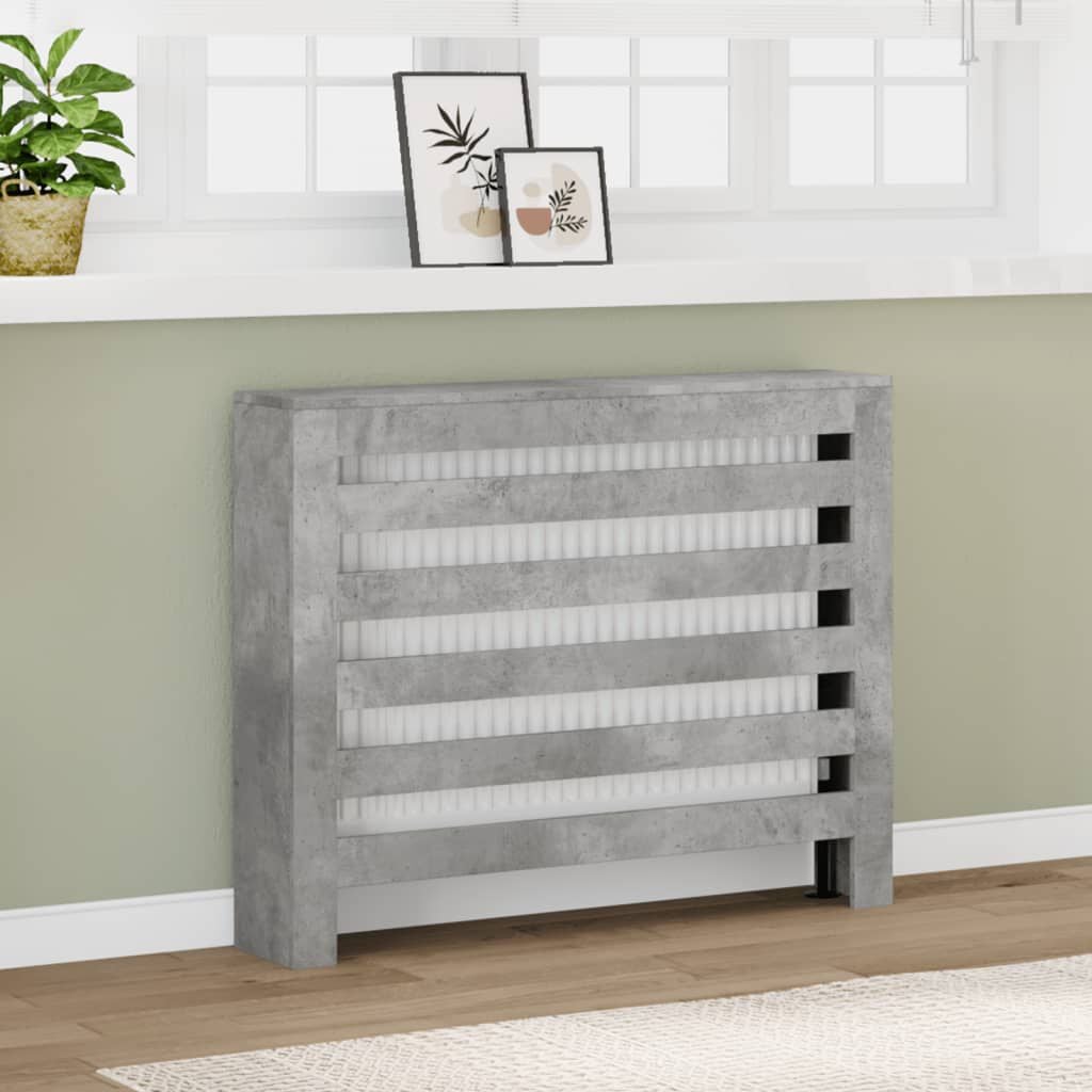 Cache-radiateur en bois à lattes horizontales ou verticales avec étagère – 10 finitions
