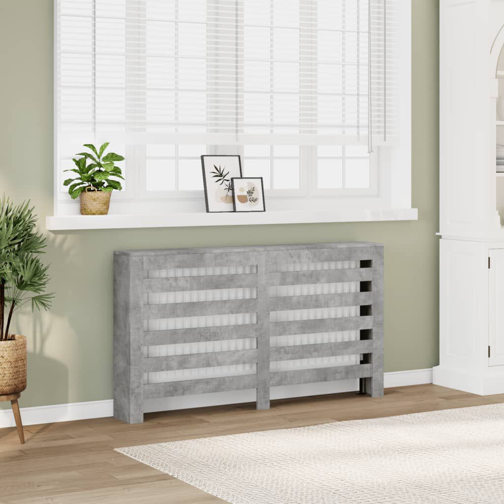 Cache-radiateur en bois à lattes horizontales ou verticales avec étagère – 10 finitions