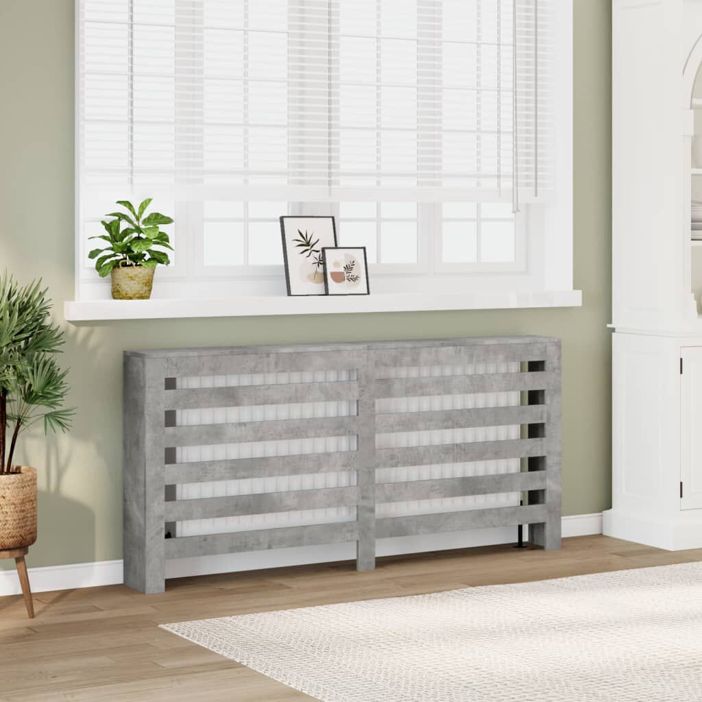 Cache-radiateur en bois à lattes horizontales ou verticales avec étagère – 10 finitions