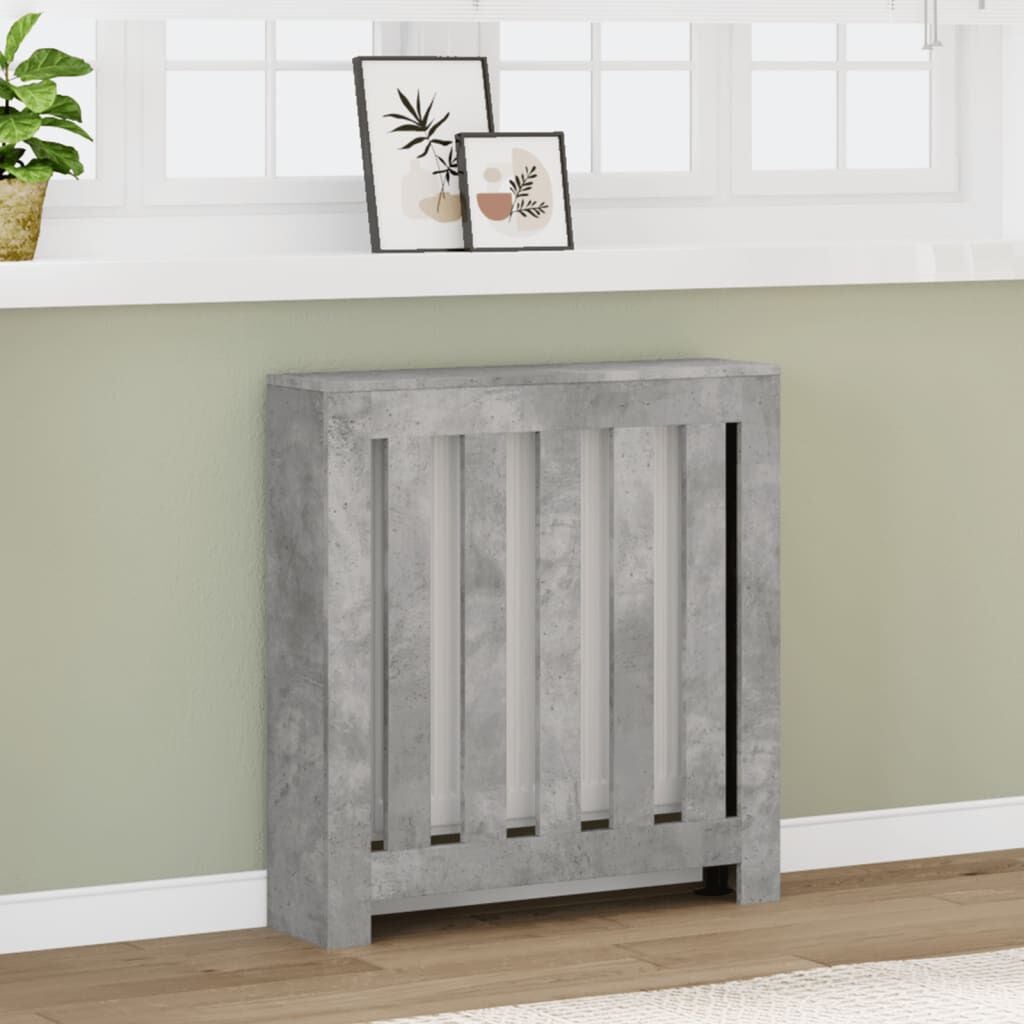 Cache-radiateur en bois à lattes horizontales ou verticales avec étagère – 10 finitions