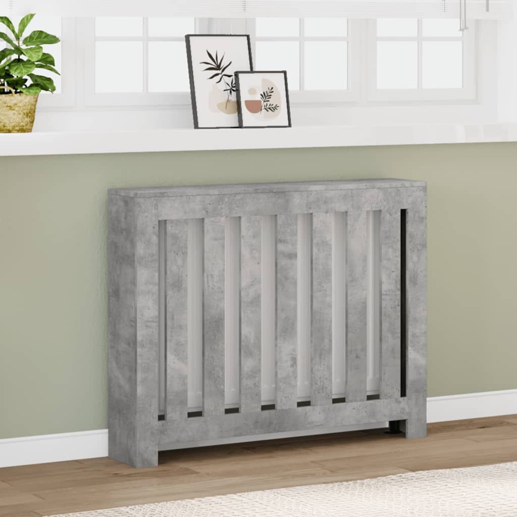 Cache-radiateur en bois à lattes horizontales ou verticales avec étagère – 10 finitions