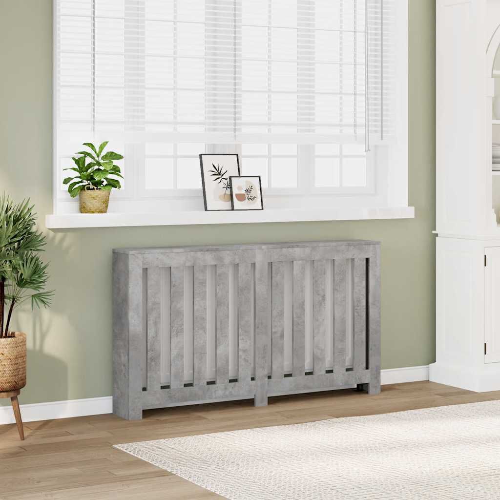 Cache-radiateur en bois à lattes horizontales ou verticales avec étagère – 10 finitions