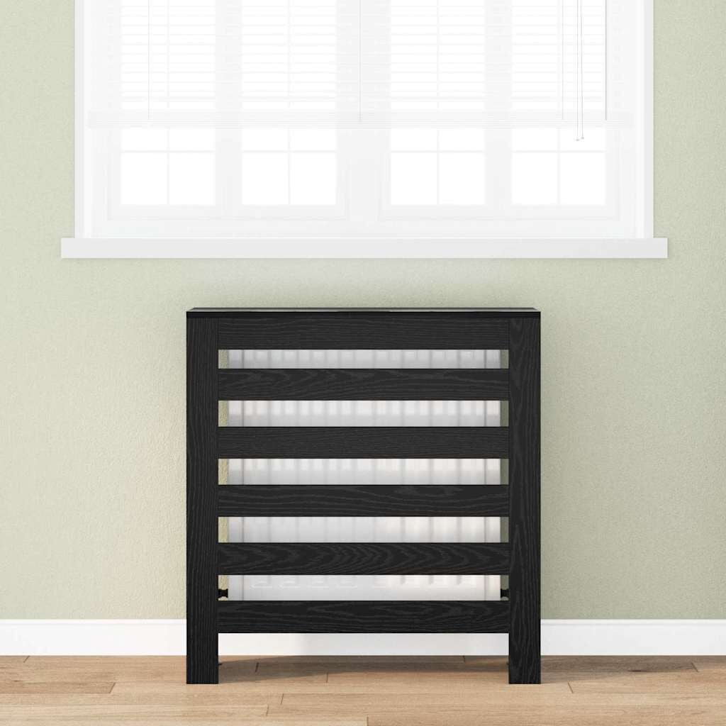 Cache-radiateur en bois à lattes horizontales ou verticales avec étagère – 10 finitions