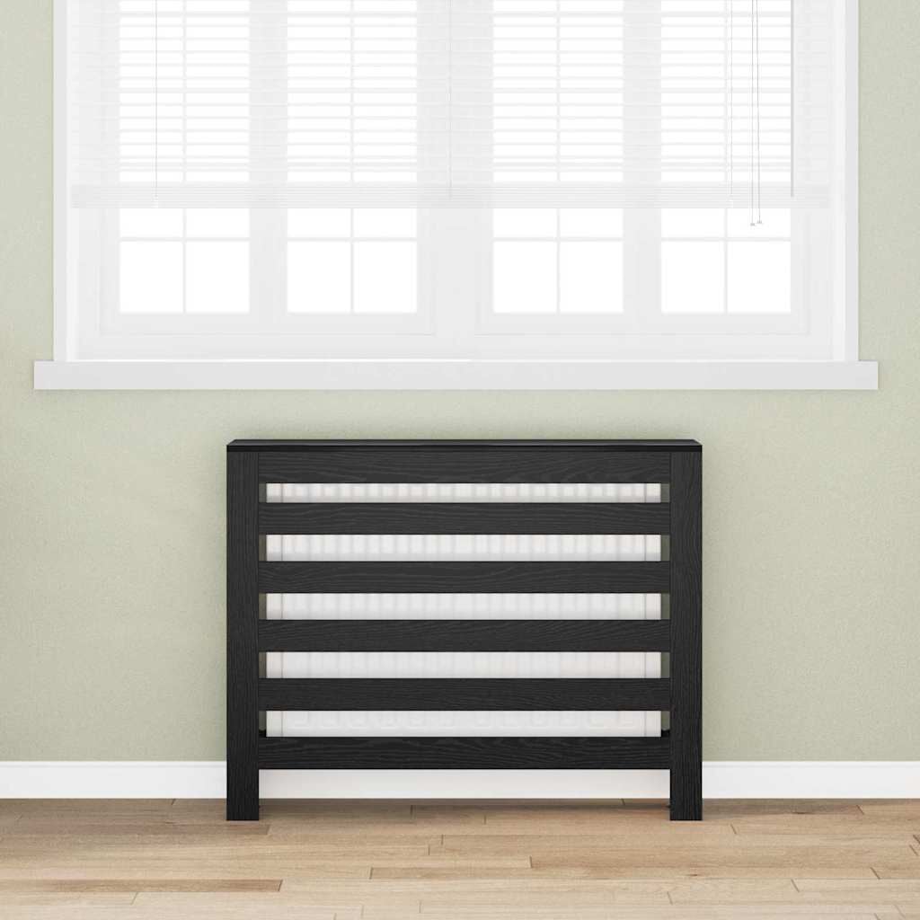 Cache-radiateur en bois à lattes horizontales ou verticales avec étagère – 10 finitions