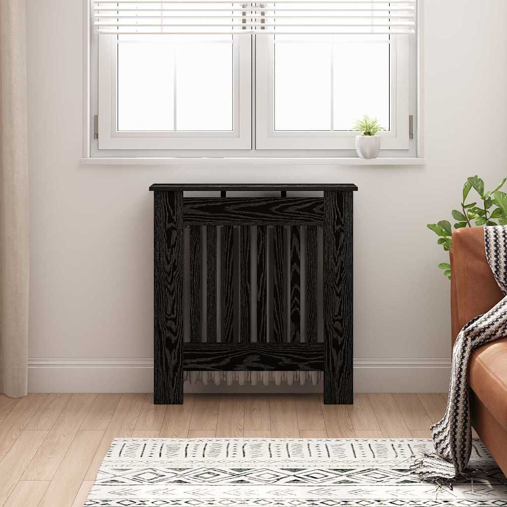 Cache-radiateur en bois à lattes avec étagère – 13 coloris, 5 tailles