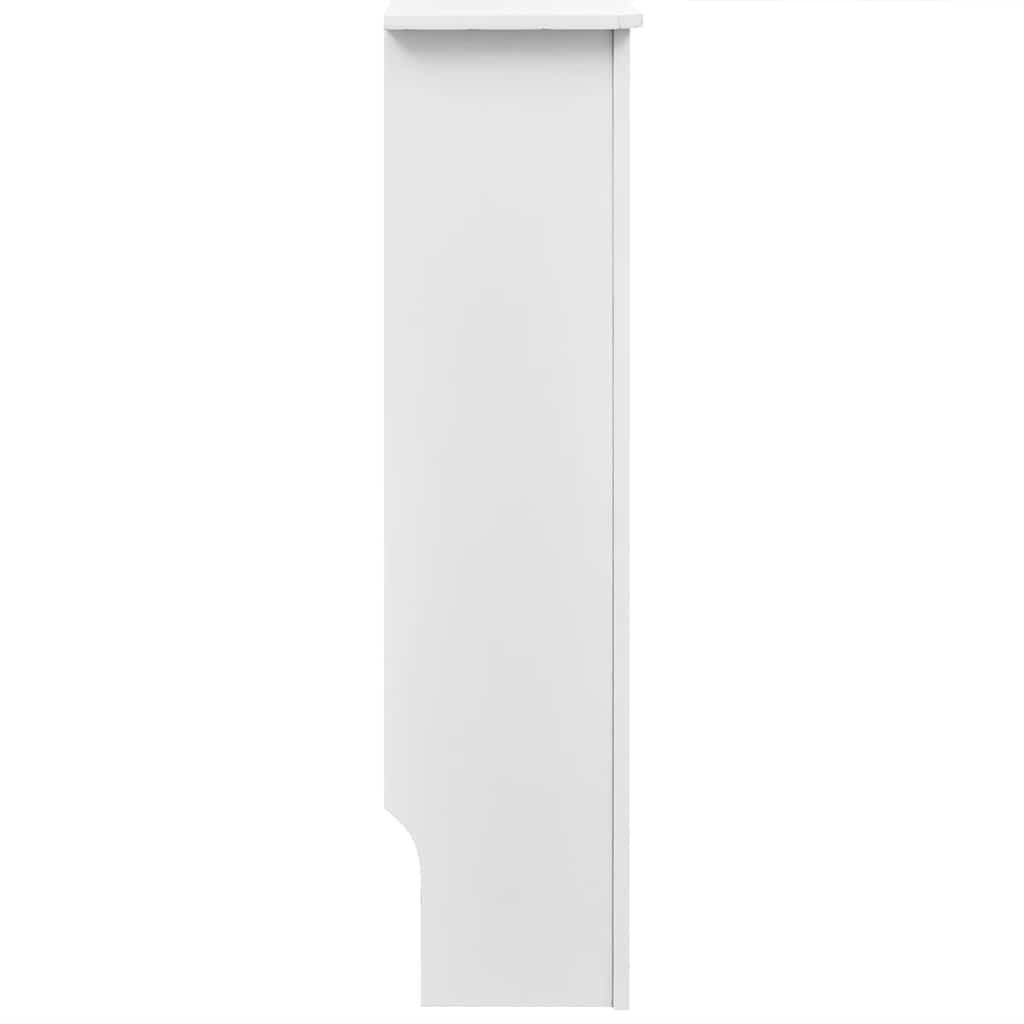 Cache-radiateur en bois à lattes avec étagère – 13 coloris, 5 tailles