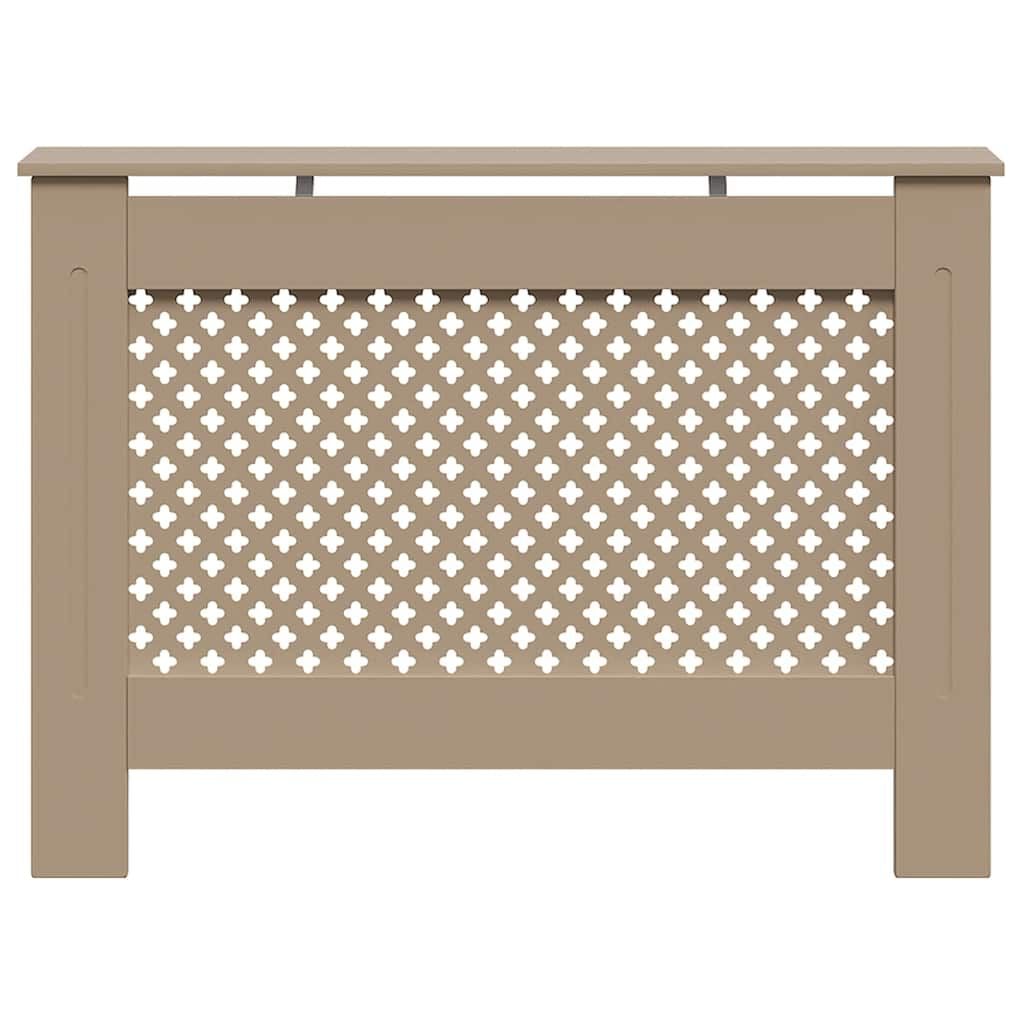 Cache-radiateur en MDF à motif croisé avec étagère – 5 coloris, 5 tailles