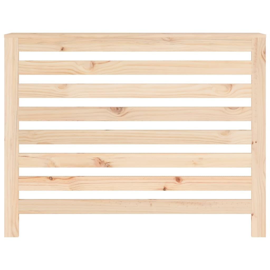 Cache-radiateur bois massif de pin naturel 108,5 cm