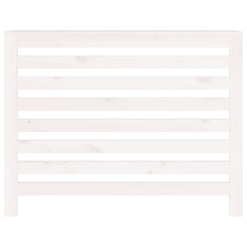 Cache-radiateur bois massif de pin blanc 108,5 cm