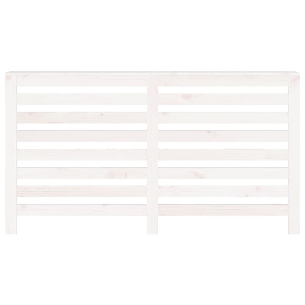 Cache-radiateur bois massif de pin blanc 153 cm