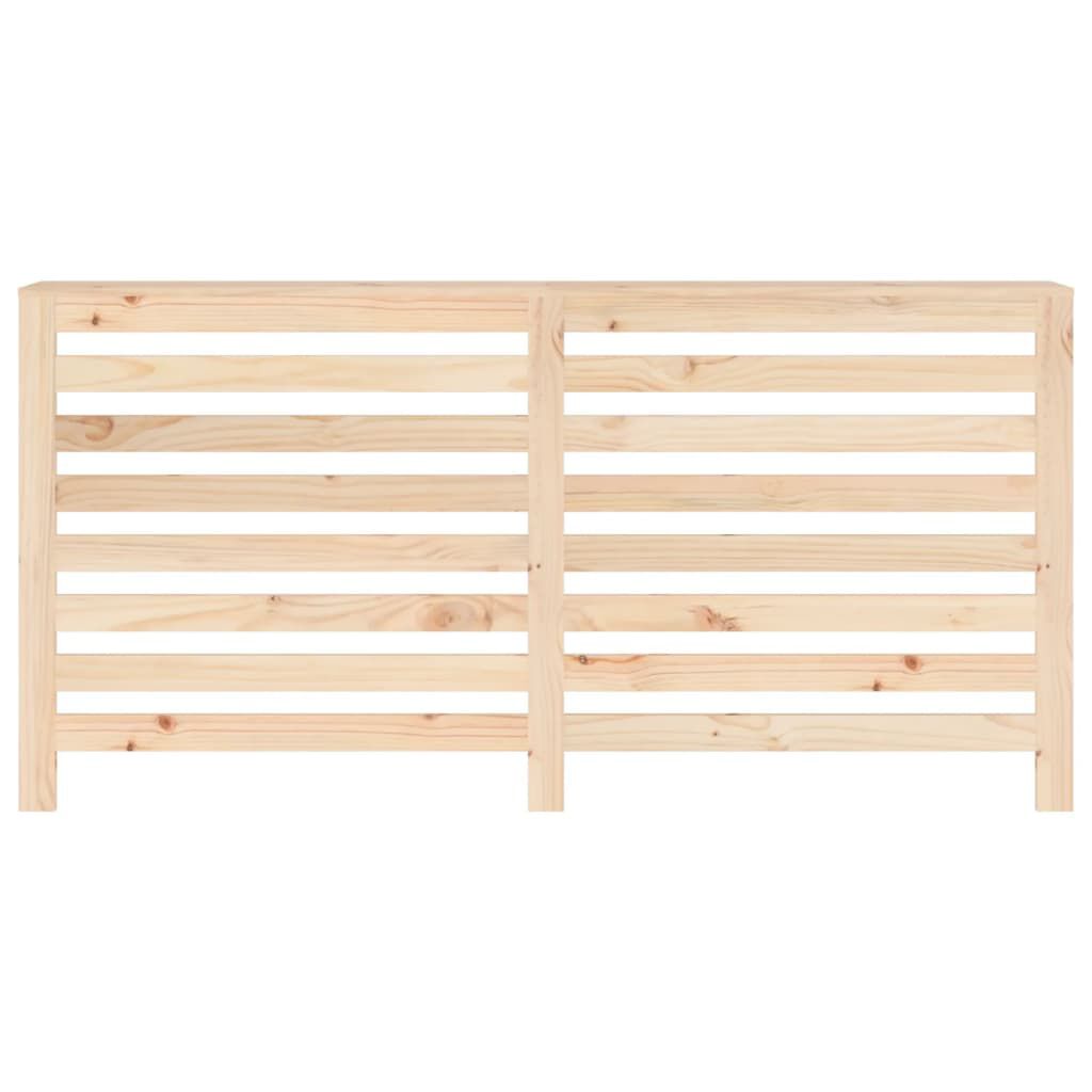 Cache-radiateur bois massif de pin naturel 169 cm