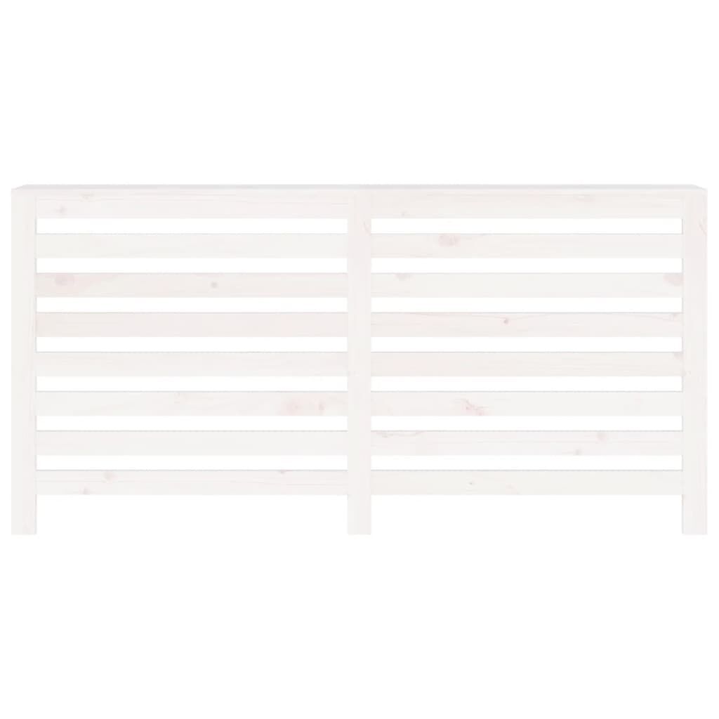 Cache-radiateur bois massif de pin blanc 169 cm