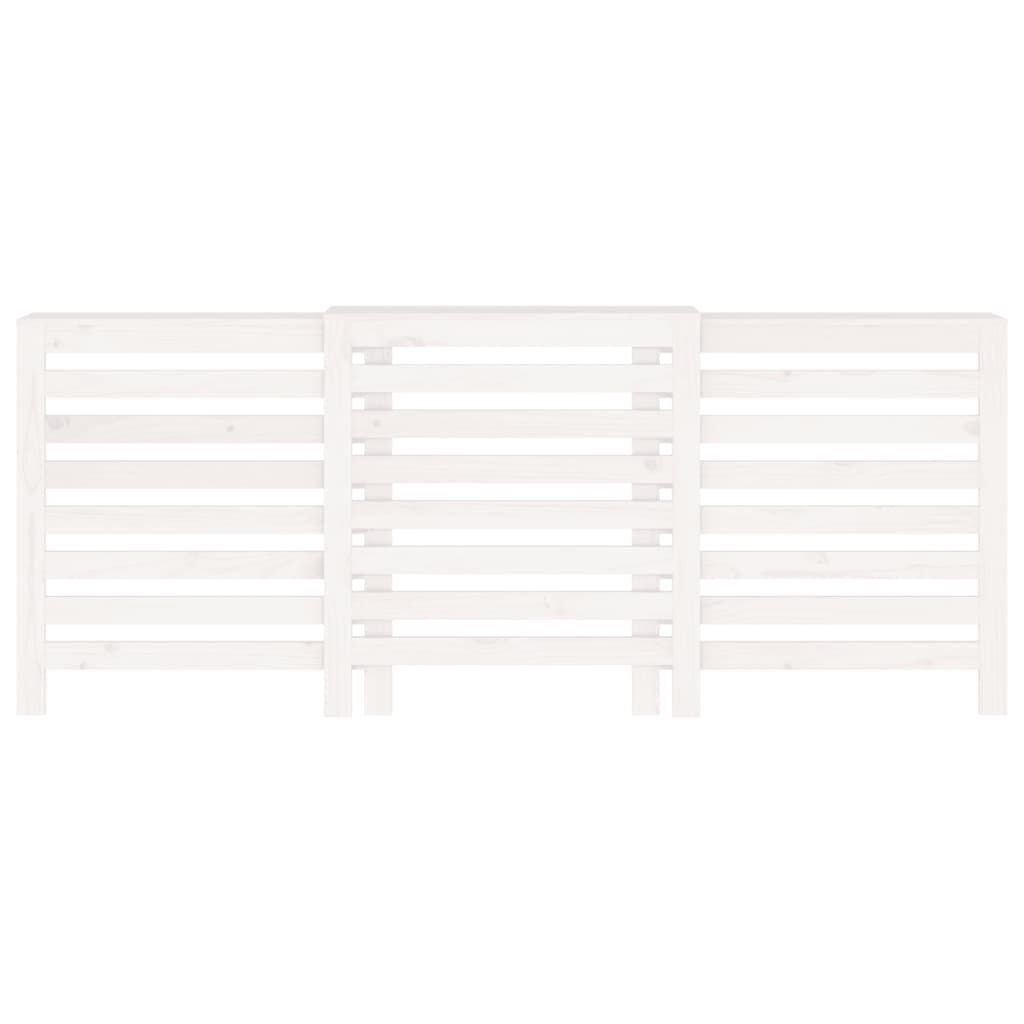 Cache-radiateur bois massif de pin blanc 210 cm
