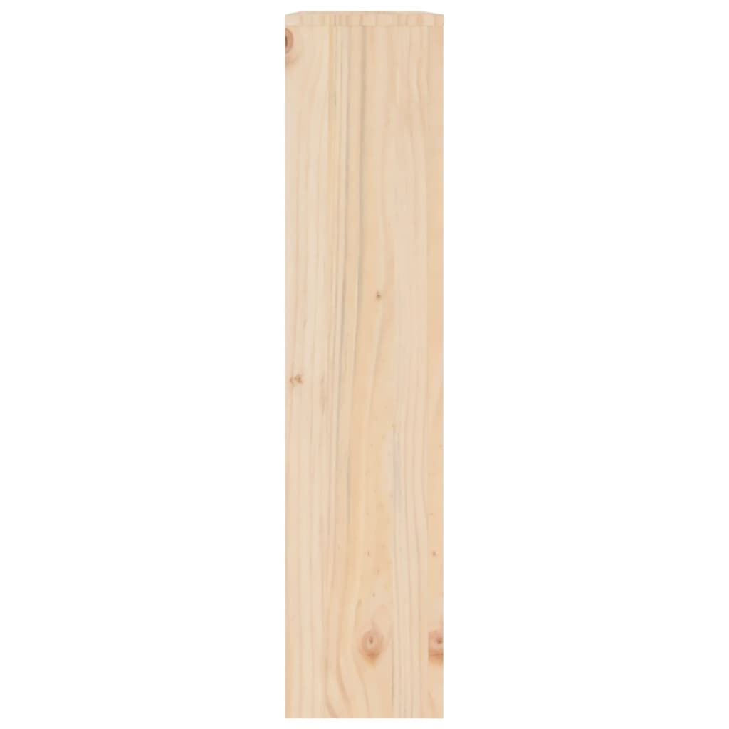 Cache-radiateur bois massif de pin naturel 79,5 cm