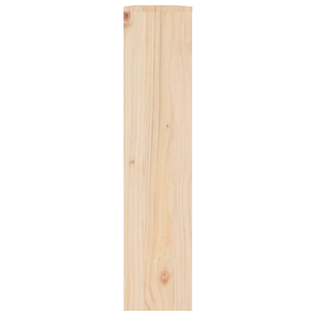 Cache-radiateur bois massif de pin naturel 153 cm