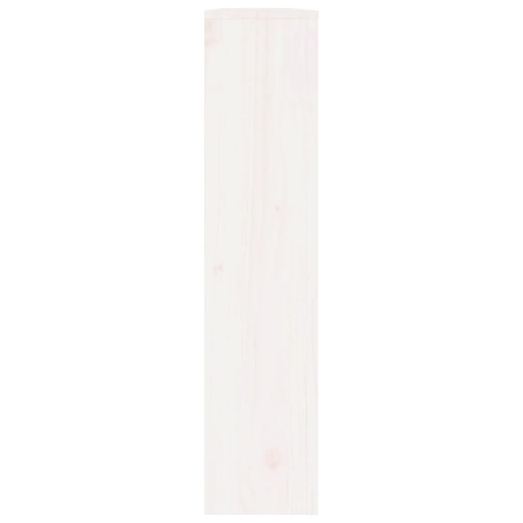 Cache-radiateur bois massif de pin blanc 153 cm