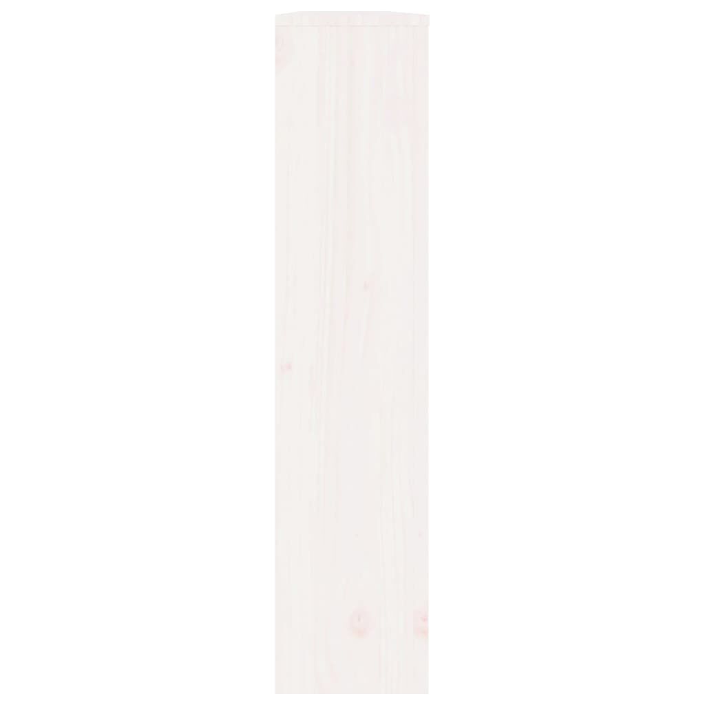 Cache-radiateur bois massif de pin blanc 169 cm