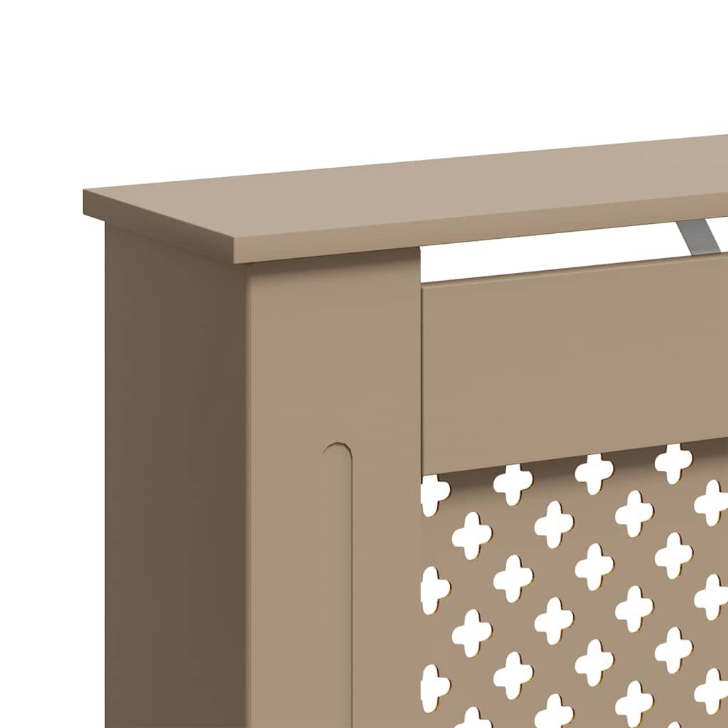 Cache-radiateur en MDF à motif croisé avec étagère – 5 coloris, 5 tailles