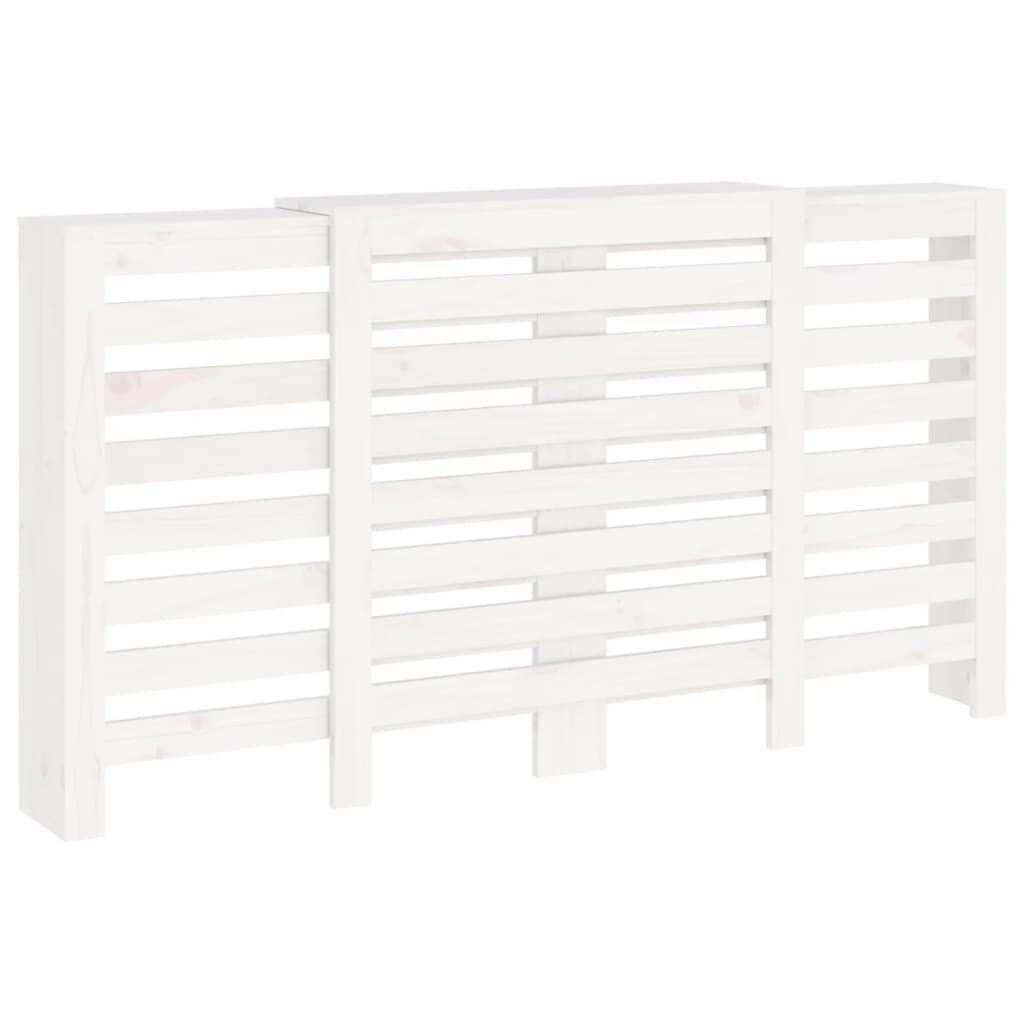 Cache-radiateur bois massif de pin blanc 210 cm