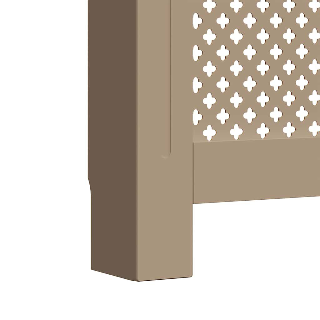 Cache-radiateur en MDF à motif croisé avec étagère – 5 coloris, 5 tailles