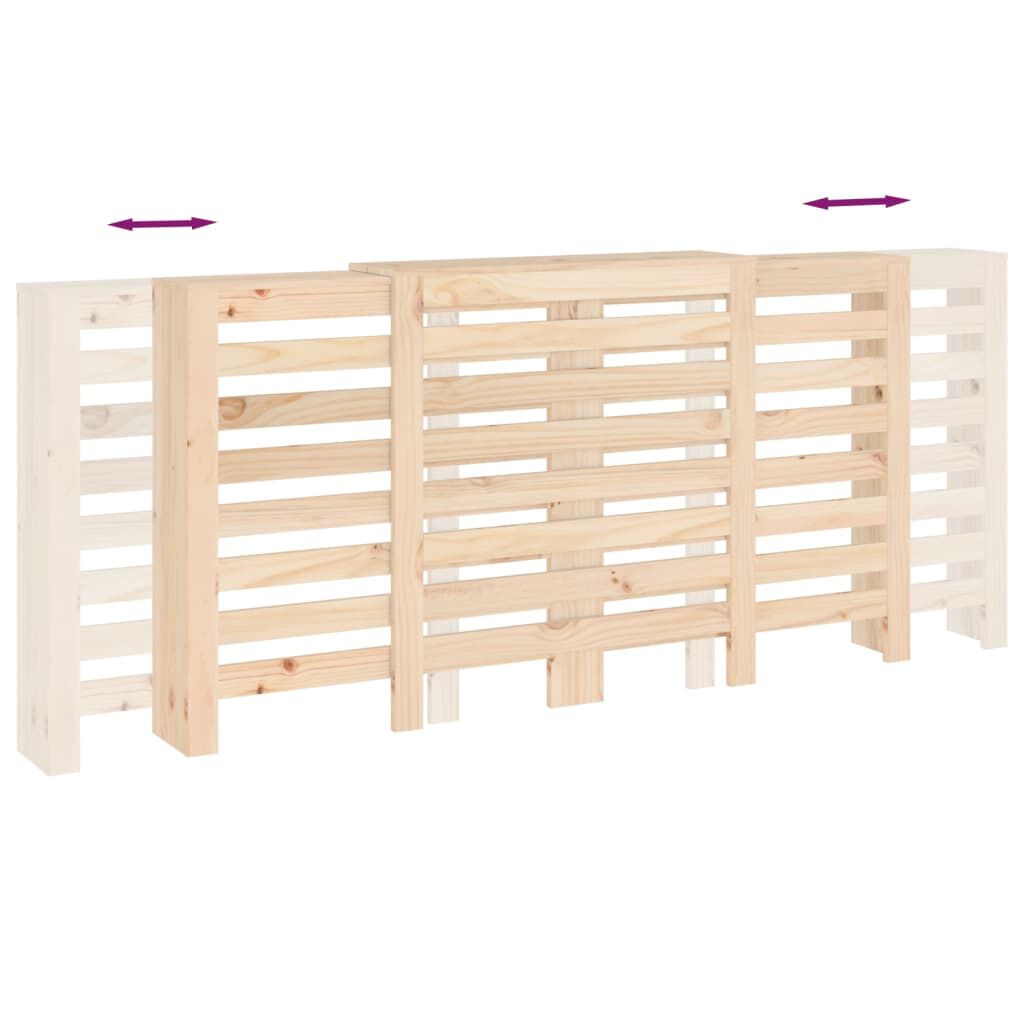 Cache-radiateur bois massif de pin – vue détaillée 7